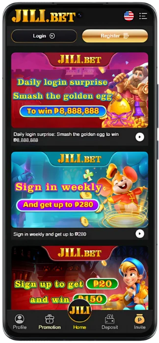 Jili Screenshot of active promotions